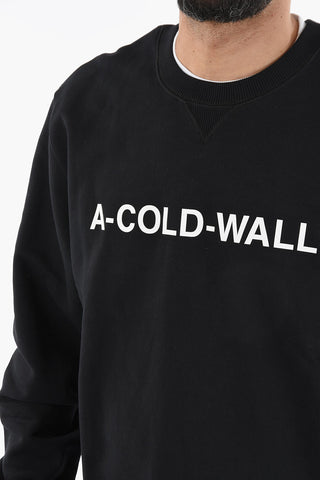 Logo Embossed Crew-neck Sweatshirt