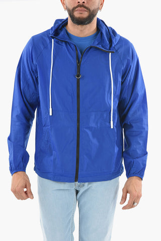 Hooded TEMPERA CROSS Nylon Windbreaker
