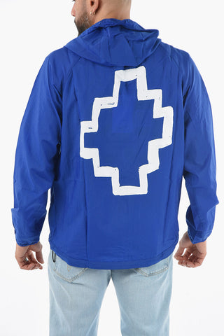 Hooded TEMPERA CROSS Nylon Windbreaker