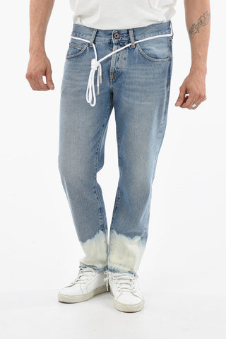 Rope Belt BLEACH Cropped Fit Denims 18cm