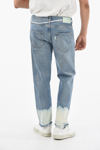 Rope Belt BLEACH Cropped Fit Denims 18cm