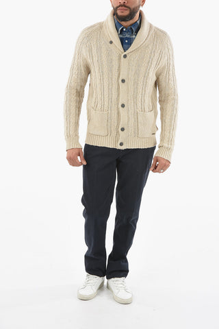 Maxi Cardigan FLAME in Lino e Cotone a Trecce