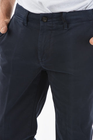 ID Cotton-twill Chino Pants with Adjustable Waist