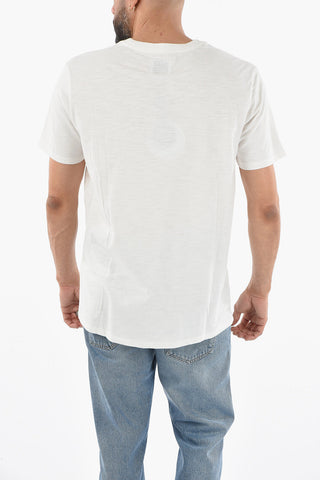 PENN-RICH Contrasting Printed THUNDER SKATE Crew-Neck T-shirt