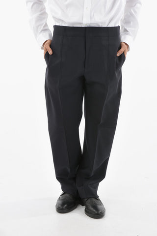 4 Pockets Wool Blend Pants