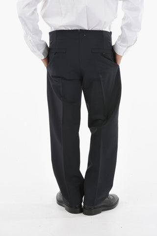4 Pockets Wool Blend Pants