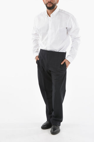 4 Pockets Wool Blend Pants