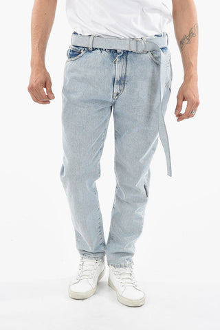 Belted DIRTY Slim Fit Denims 16cm
