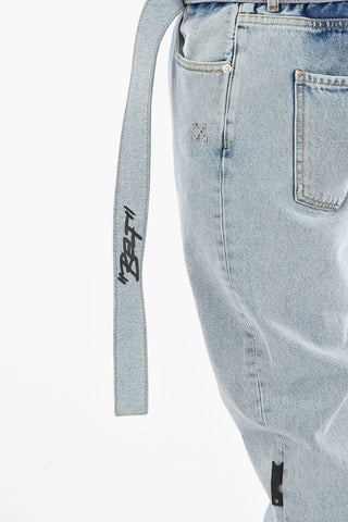 Belted DIRTY Slim Fit Denims 16cm