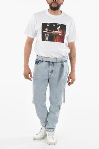 Belted DIRTY Slim Fit Denims 16cm