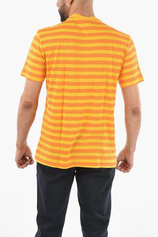 Striped Flax and Cotton LEWIS T-Shirt