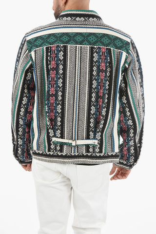 Jacquard Overshirt with Breast Pocket