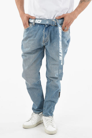 Jeans 5 Tasche Low Crotch con Cintura 16cm