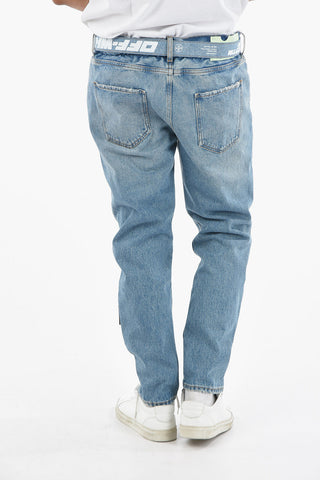Jeans 5 Tasche Low Crotch con Cintura 16cm