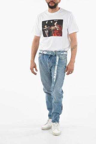 Jeans 5 Tasche Low Crotch con Cintura 16cm