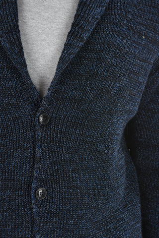 2 Pockets Cotton Blend Cardigan