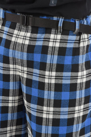 Belted Tartan CROSS CHECK Shorts