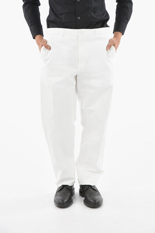 Pantaloni Chino In Cotone