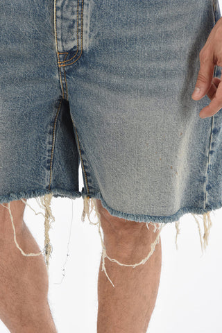 Fray-edged MANHATTAN Denim Shorts