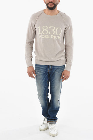 Maglia Girocollo in Cotone Arricciato 