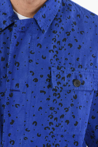 Animal Patterned Utility Overshirt