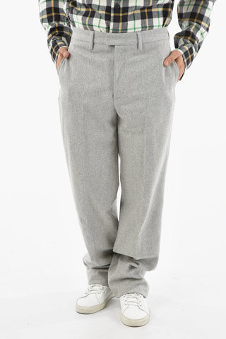 TAILORING Pantaloni Straight Fit COMP LIGHT in Misto Lana