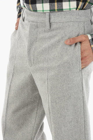 TAILORING Pantaloni Straight Fit COMP LIGHT in Misto Lana