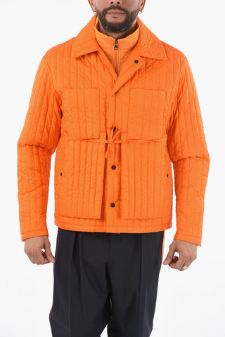 Quilted WORKER Overshirt With Patch Pockets