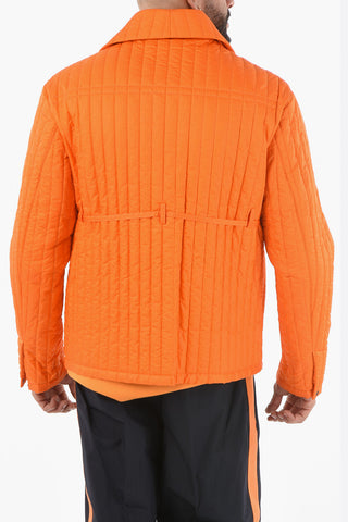 Quilted WORKER Overshirt With Patch Pockets