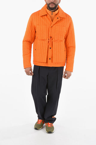 Quilted WORKER Overshirt With Patch Pockets