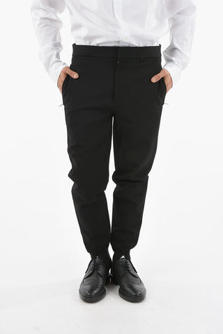 Pantaloni Elasticizzati a Tinta Unita
