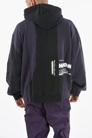 CAT Half Zip Nylon Insert Hoodie