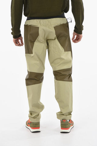 Elastic Waist Double Tone Pants