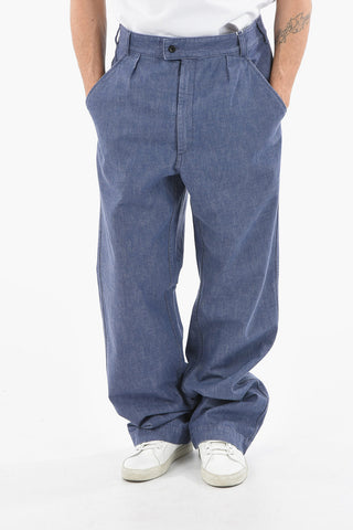 MM10 Pleated Wide Leg Jeans 24cm