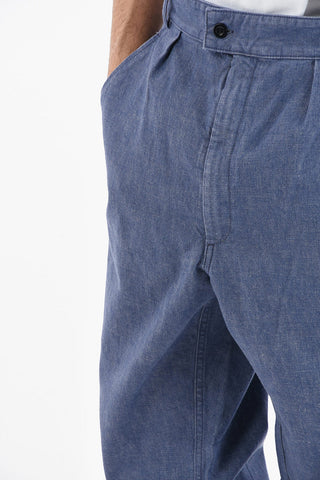 MM10 Pleated Wide Leg Jeans 24cm