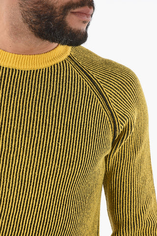 Maglia Girocollo Bicolore a Righe Awning