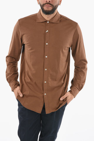 Camicia PALMER in Jersey a Tinta Unita