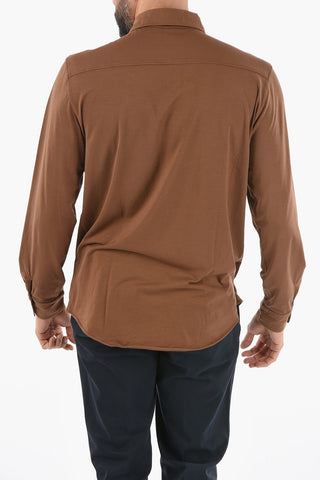 Camicia PALMER in Jersey a Tinta Unita