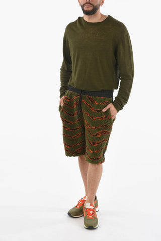 Teddy Fleece ALL OVER CAMOU Shorts