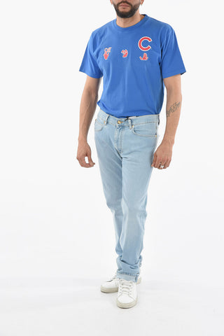 Stretch Denim Taylor Fit Jeans 17cm