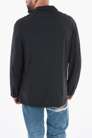 Front Buttoning Nylon Blazer