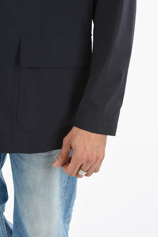 Front Buttoning Nylon Blazer