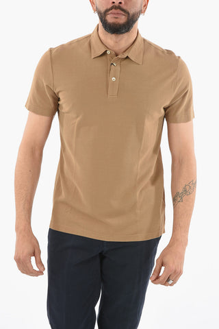 Polo SMITH in Cotone Piquè a Tinta Unita