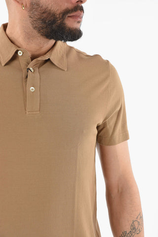 Polo SMITH in Cotone Piquè a Tinta Unita