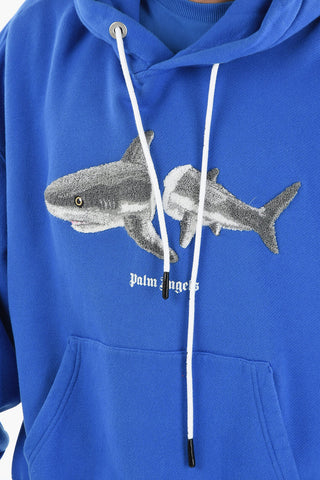 Terry Embroidery SHARK Cotton Hoodie
