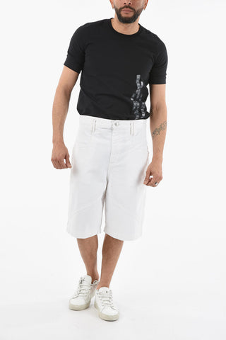 Denim JONATA Shorts with Silver Button