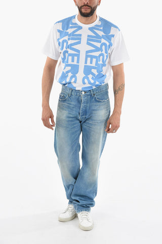 Straight Leg UNISEX Distressed Jeans 21cm