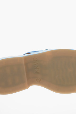 Calfskin Clogs with Metal Application