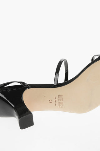 Patent Leather Lace-up BETTY Heel Sandals 5cm