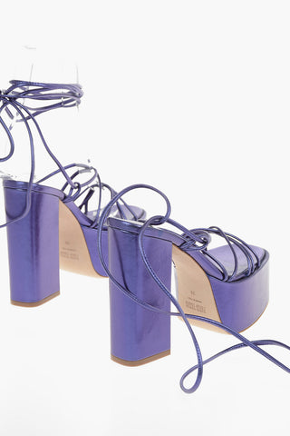 Platform Mules MALENA with Gladiator Fastening 12cm